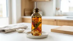 Knoblauch-Paprikaöl selber machen – aromatisches Würzöl schnell angesetzt