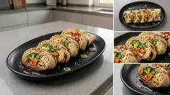 Reis-Tortilla mit knackigem Gemüse – so wird der Wrap richtig saftig